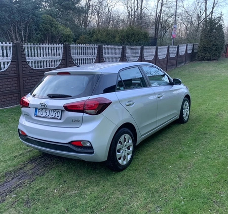 Hyundai i20 cena 42900 przebieg: 104747, rok produkcji 2018 z Siedliszcze małe 211